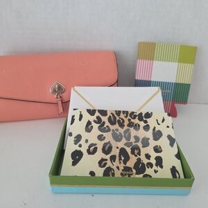 Kate Spade Wallet, Stationary And Drink Cozy Set
